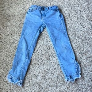 JOE’S girls Size 8 frayed jeans